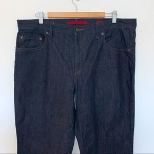 Banana Republic Men Size 38x30 Jeans Limited Edition Straight Cotton Dark Blue